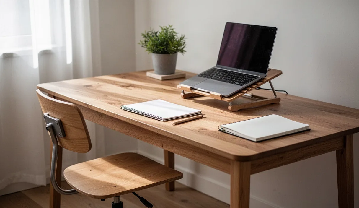 Setting Up a Neutral Spine Desk with Everyday Furniture